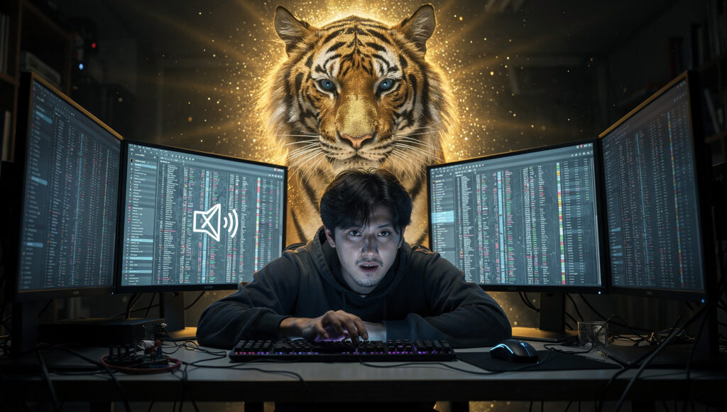 エゴサをずっと見てたゴールドタイガー