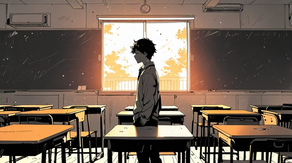 卒業式にあの子が来るのを待つ俺くん