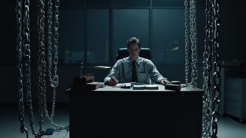 学習性無力感に囚われた男性