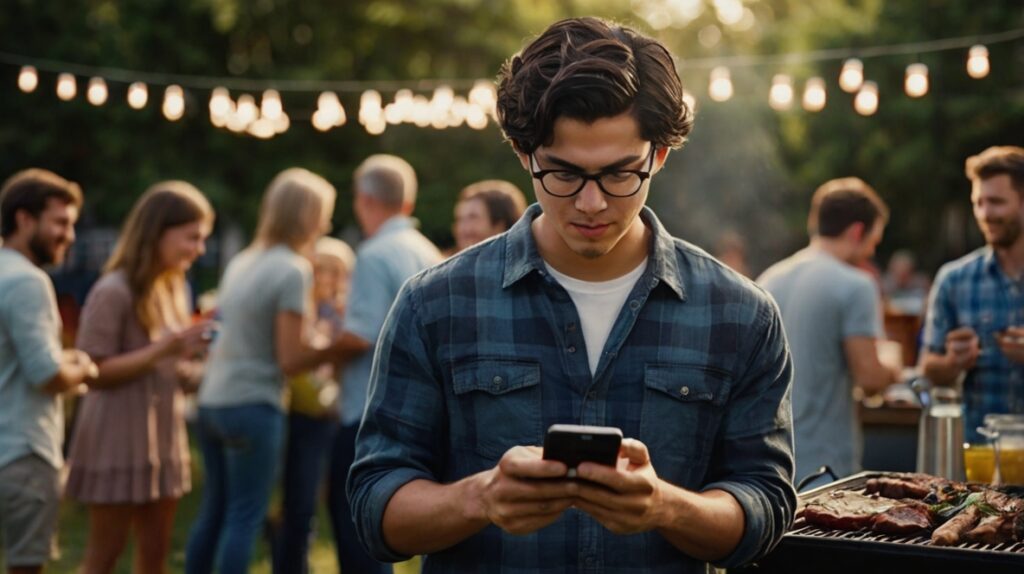 社内BBQにおける我々