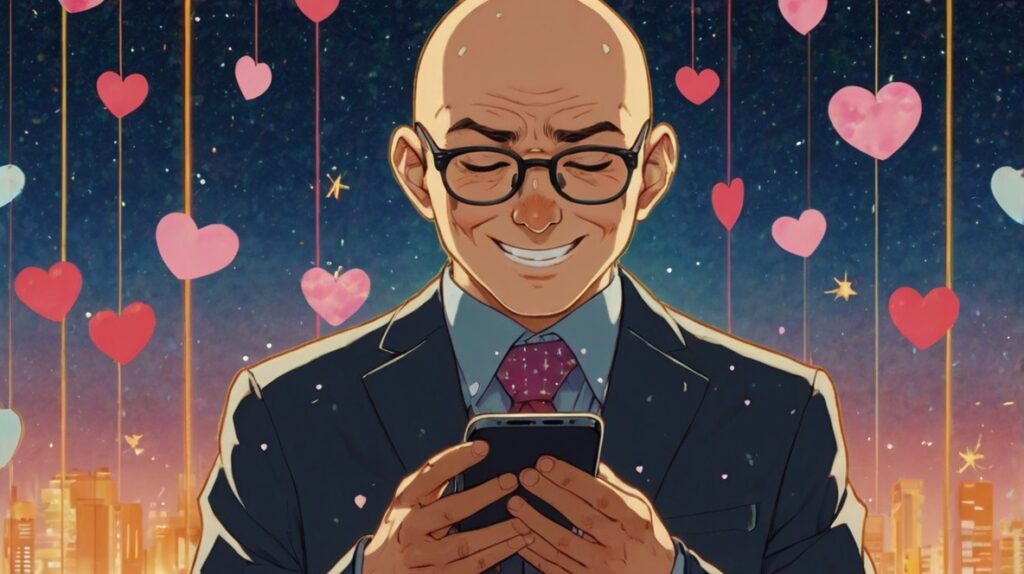 おじさん構文執筆中おじさん