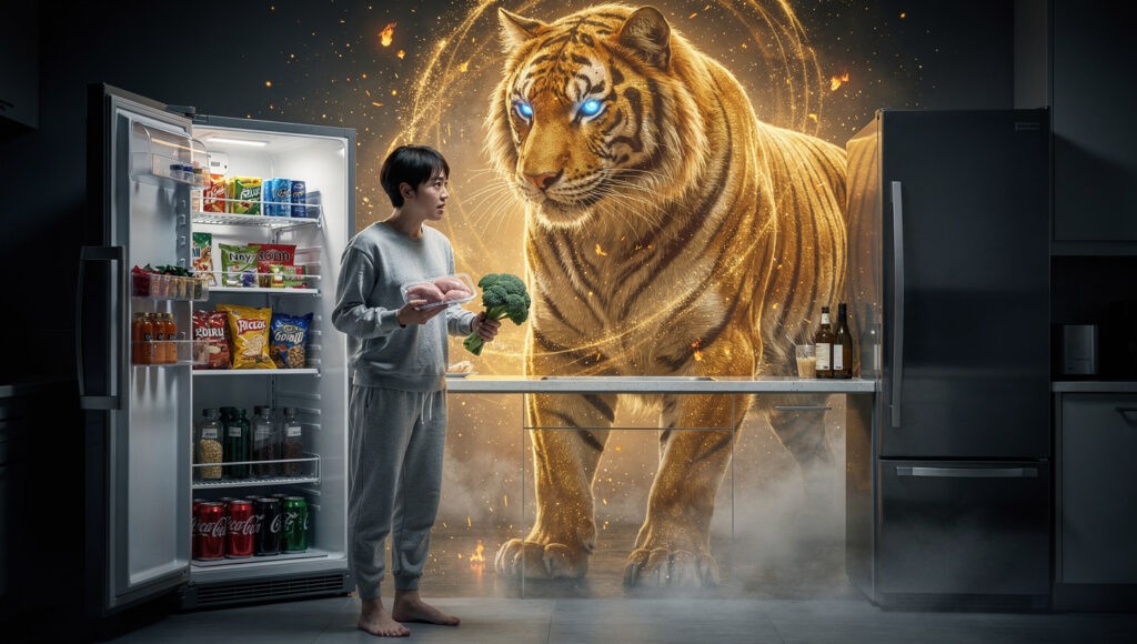 ダイエットをずっと見てたゴールドタイガー