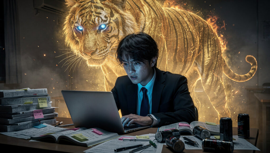 就活をずっと見てたゴールドタイガー