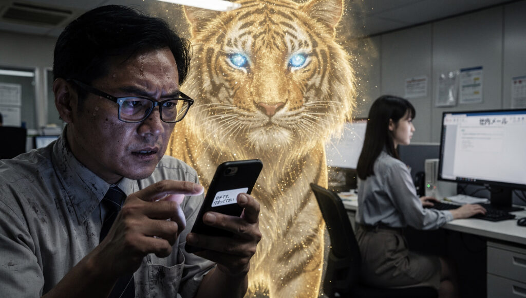 告ハラ未遂をずっと見てたゴールドタイガー