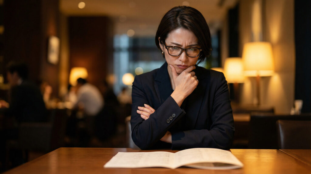 減点法で相手を評価して切り捨てる女性