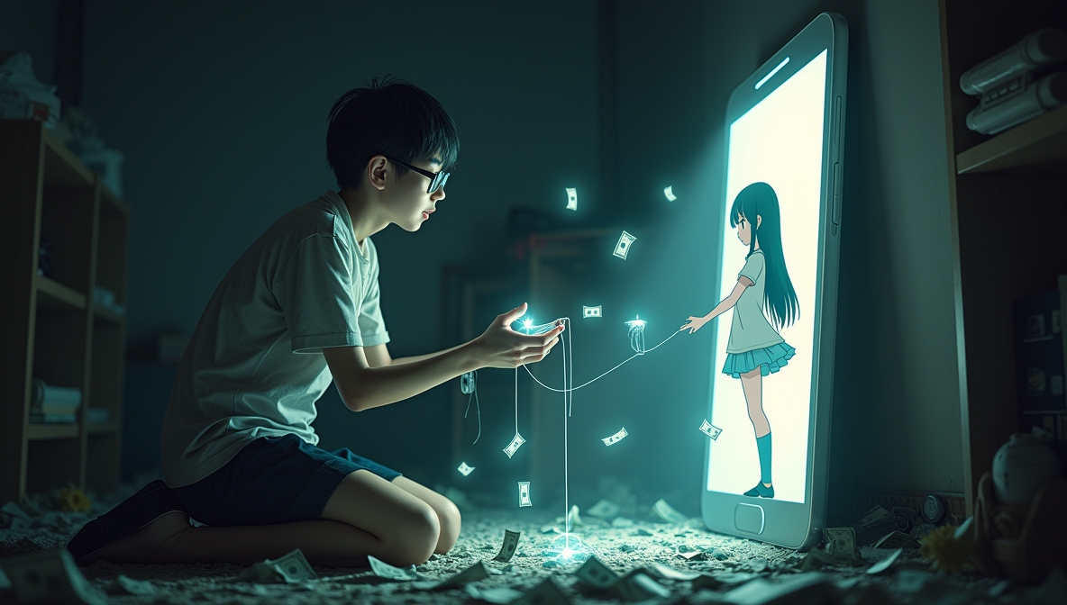 陰キャ営業に応じる視聴者男性