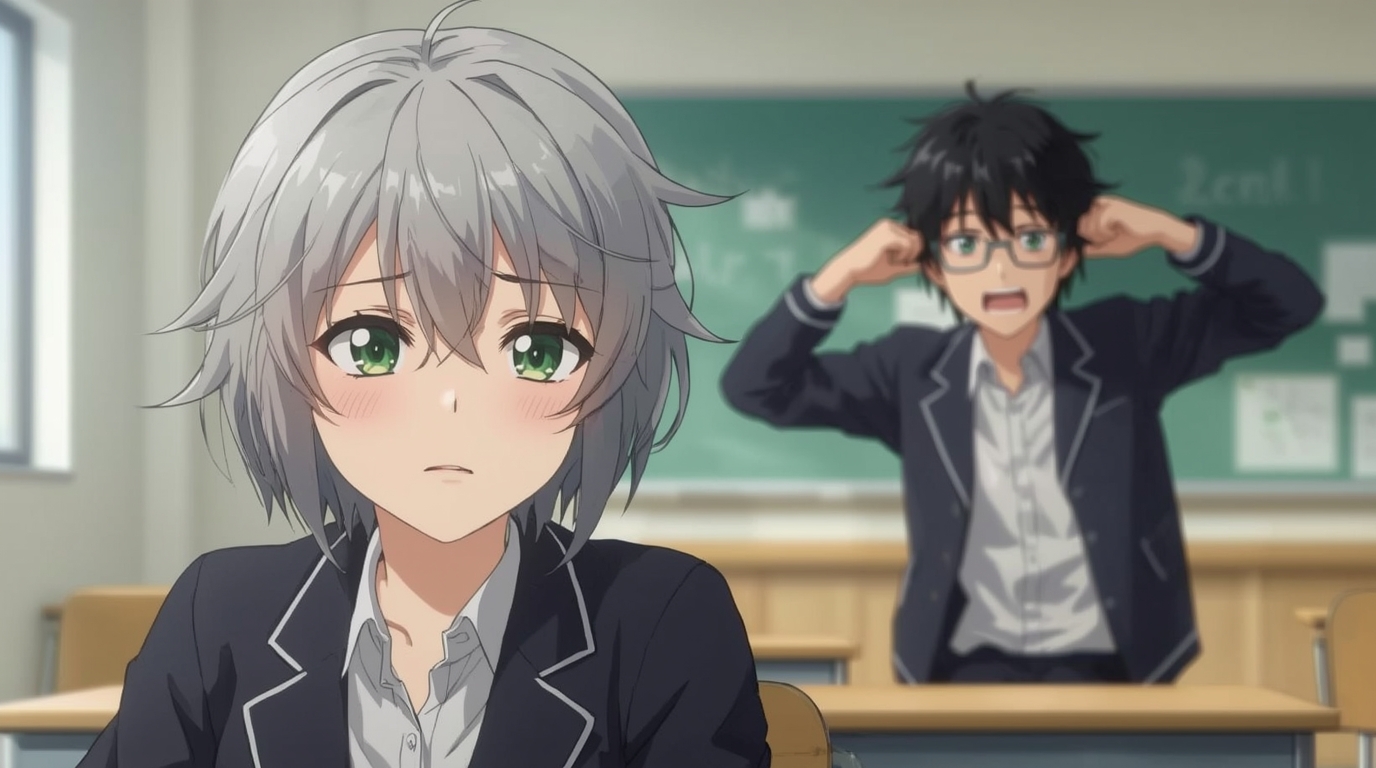 好きなこの前でスベる男子生徒