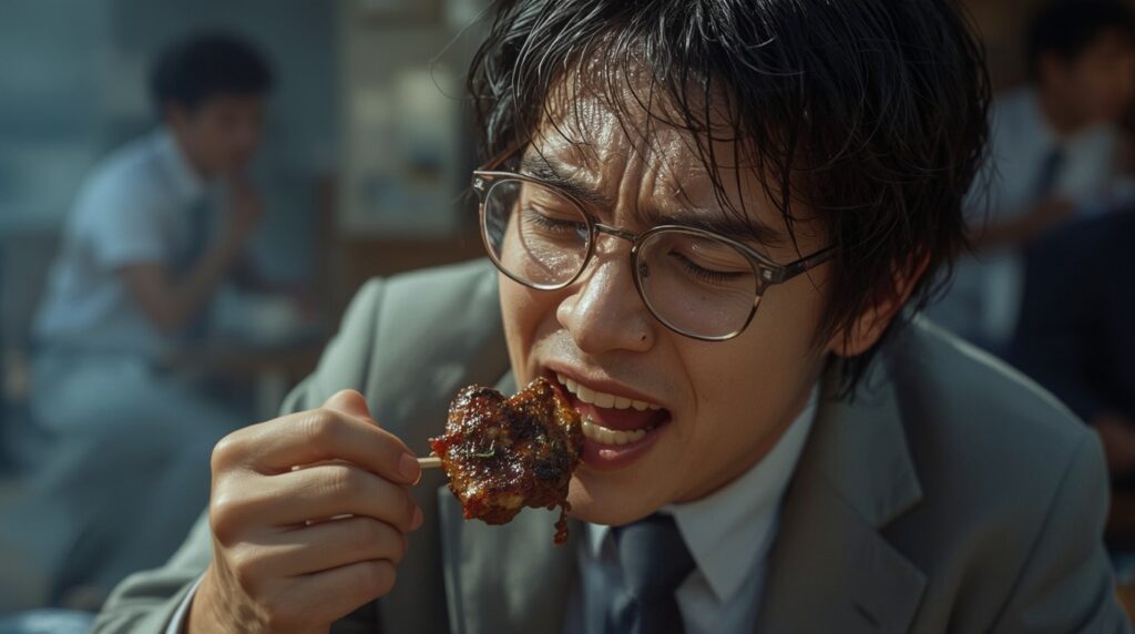 焼き手への最大限の敬意を示すための全身全霊の感謝パフォーマンス