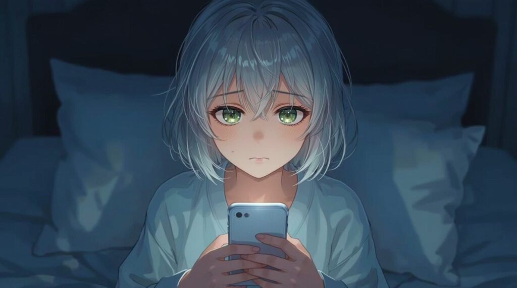 SNSを見て焦燥感を覚える人物