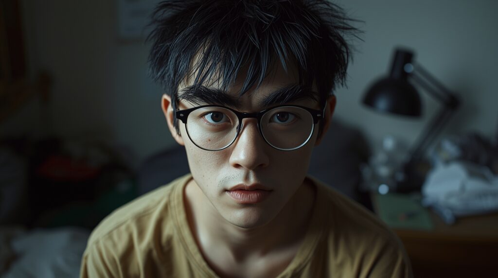 自分の顔のルールを自分で決める人物