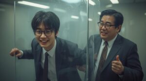 お先に失礼する社員