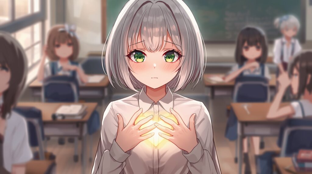 Iメッセージを告げる教師