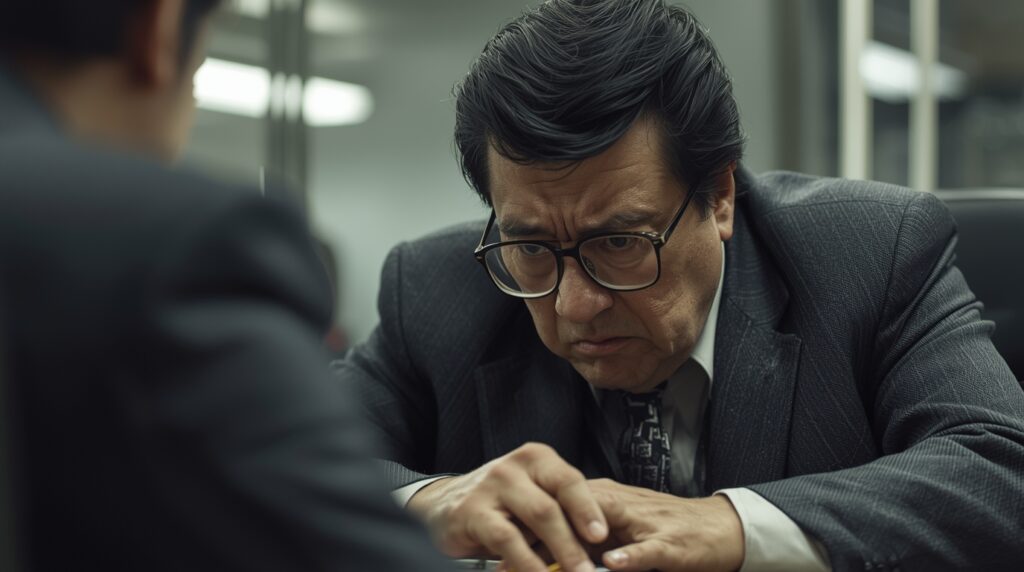 部下に頼む上司