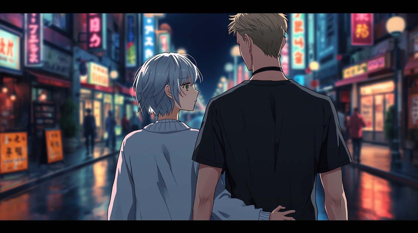 居酒屋を後にする同級生女子と先輩