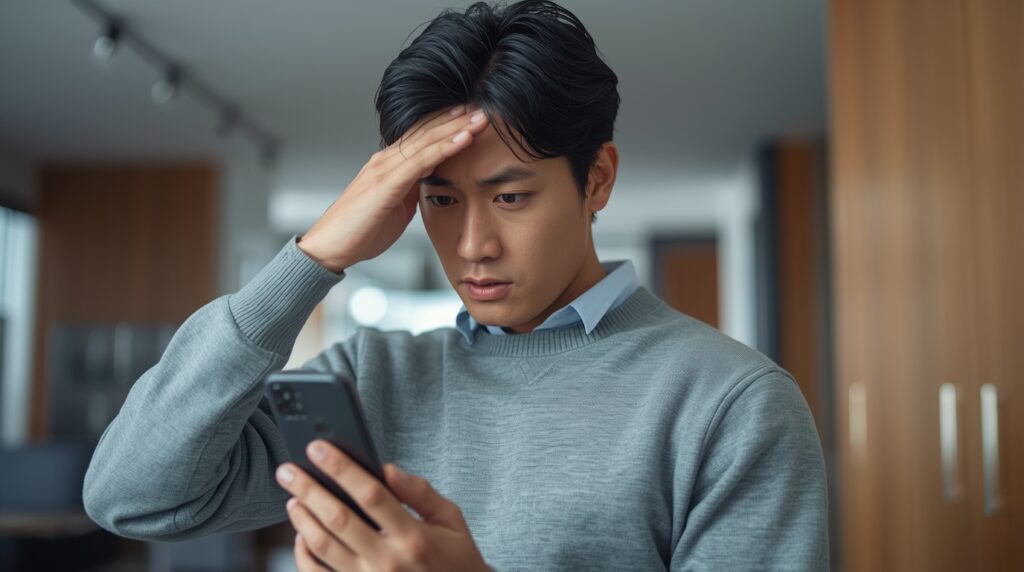 感情労働中の男性