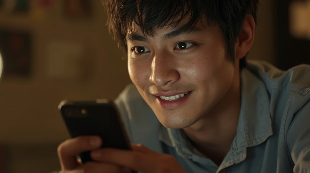 値下げ交渉に活路を見出す男性