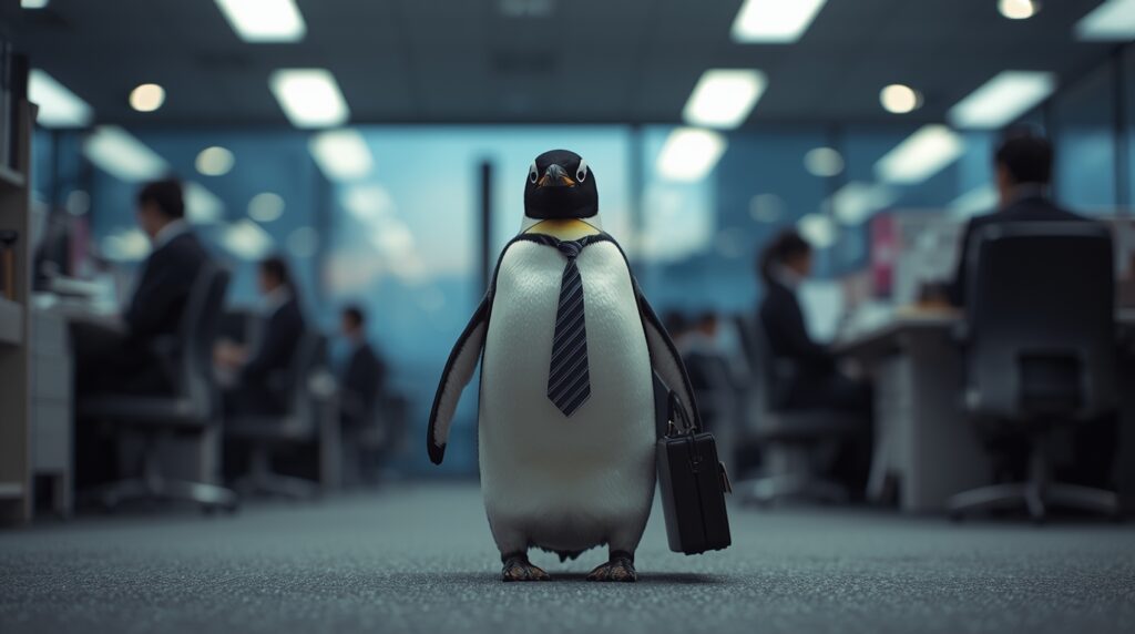 ファーストペンギン（定時退社マン）