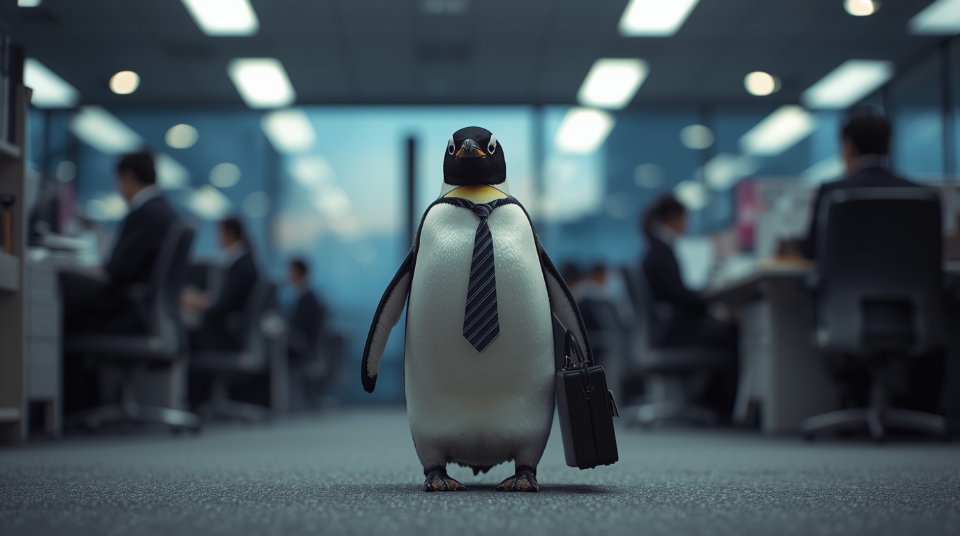 ファーストペンギン（定時退社マン）