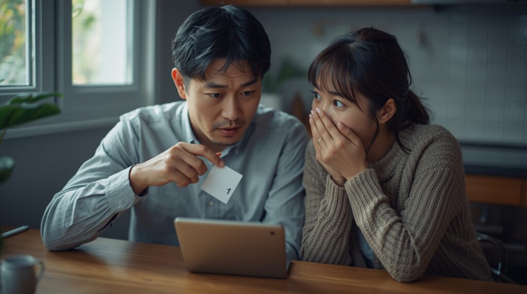 1等が当選した夫婦