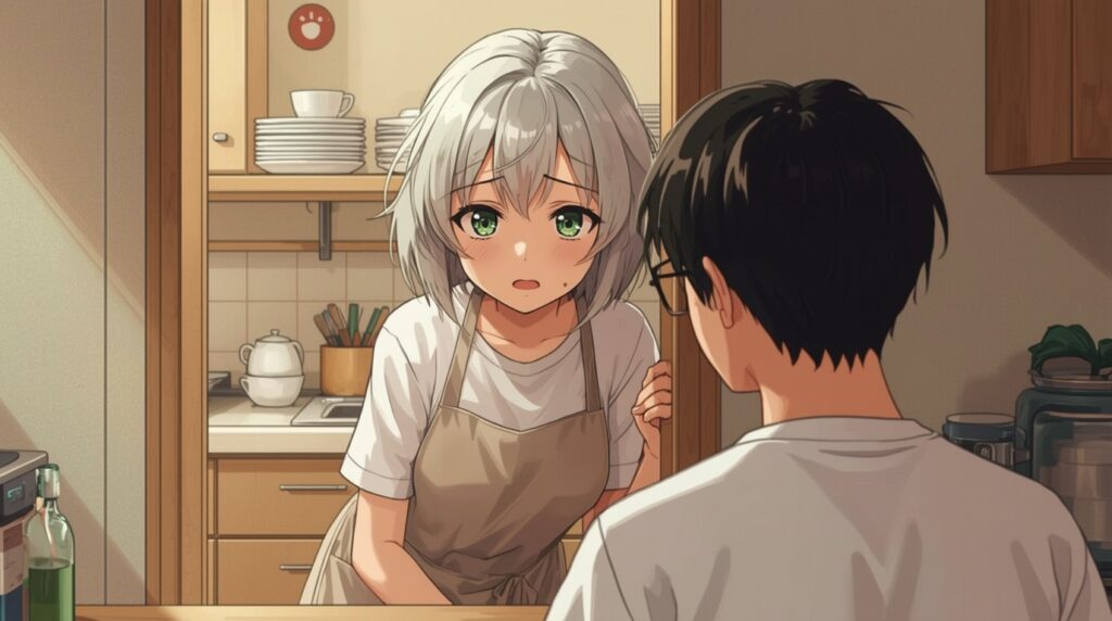 食器洗いを依頼する人物