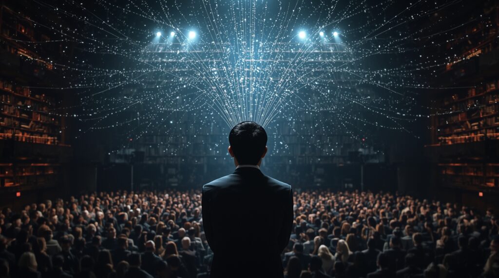 膨大な知識データベースとリアルタイムで照合する人物