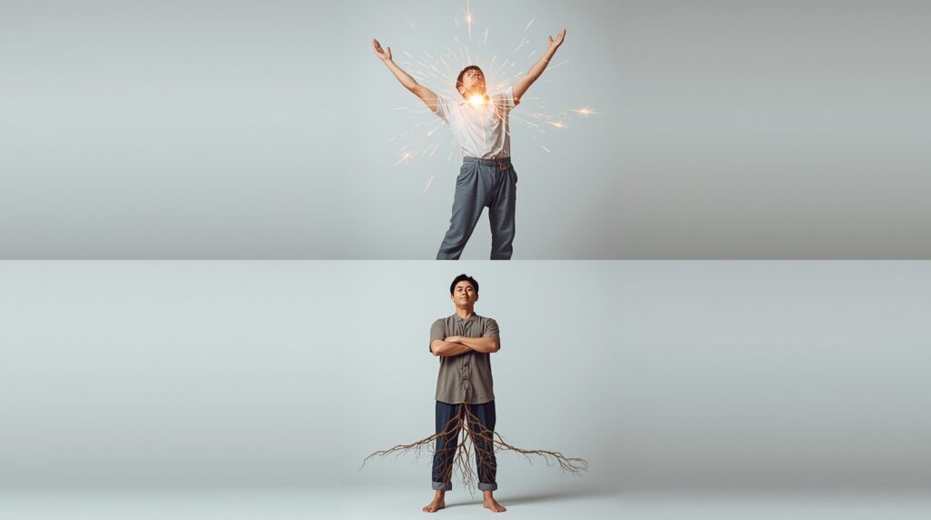 ハイパワーポーズと仁王立ち