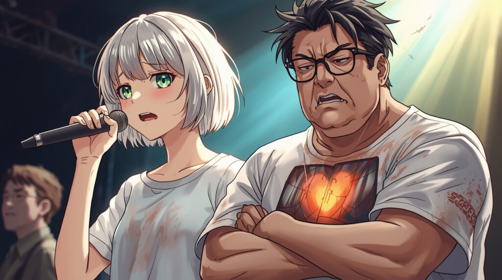 後方で一歩引いて構える姿勢