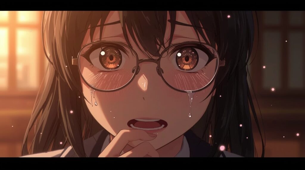 涙を流すパートリーダー