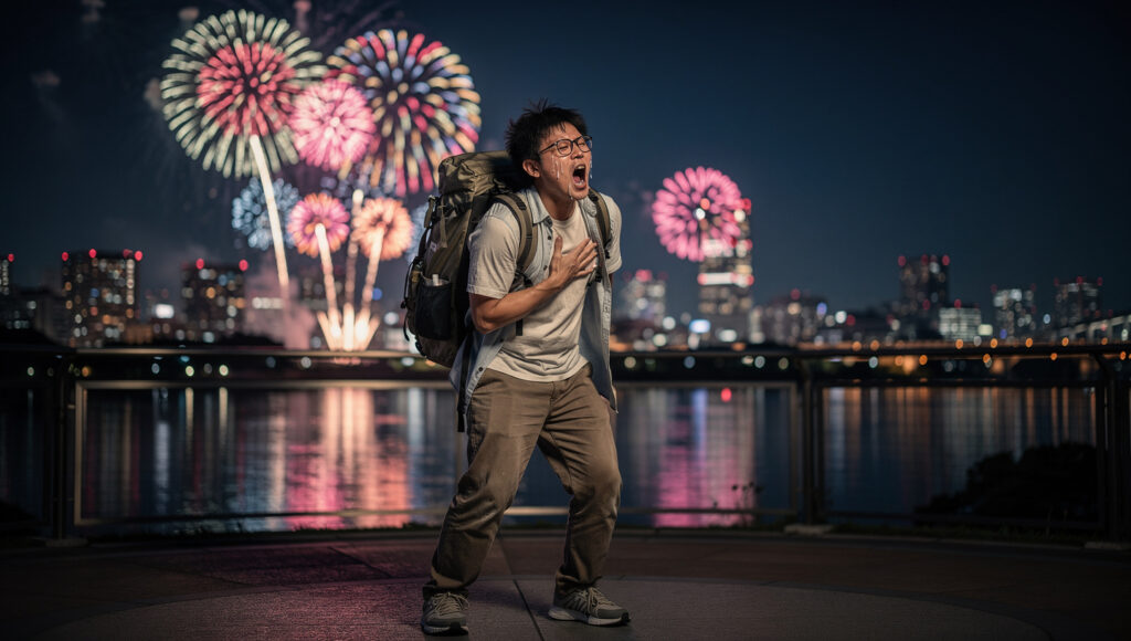 勇気を振り絞って想いを告げる男性