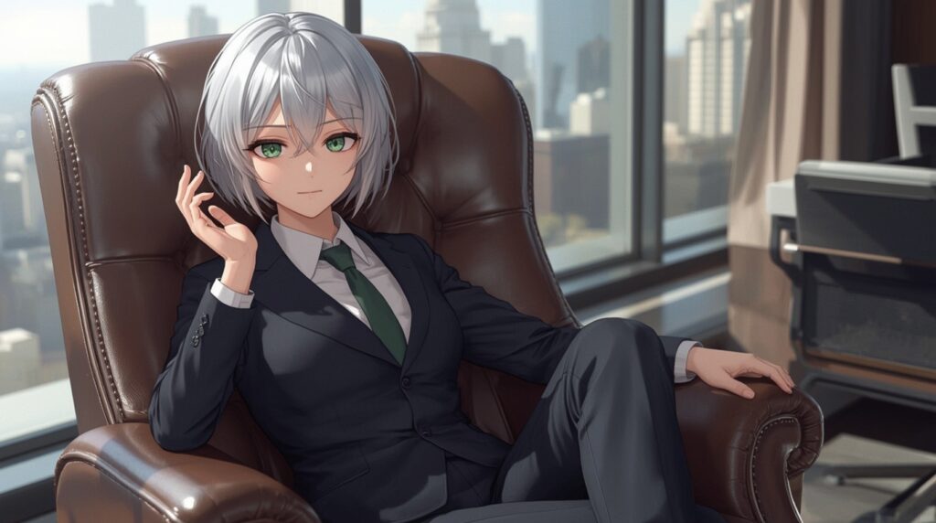 いい椅子に座る上司