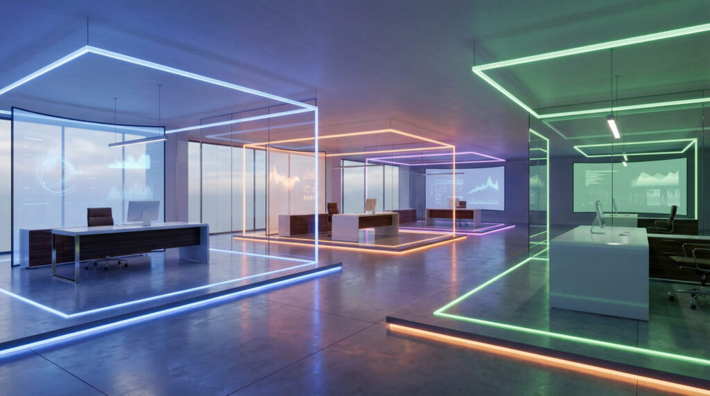 フリーアドレスオフィスの境界