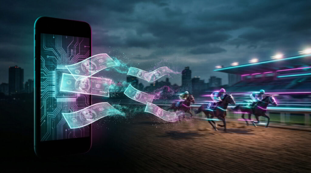 競馬場に消えていくお金