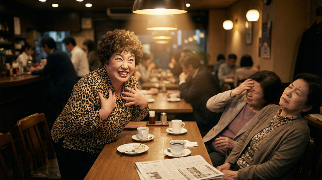 自己承認欲求が爆発するパンチパーマの会話泥棒おばさん