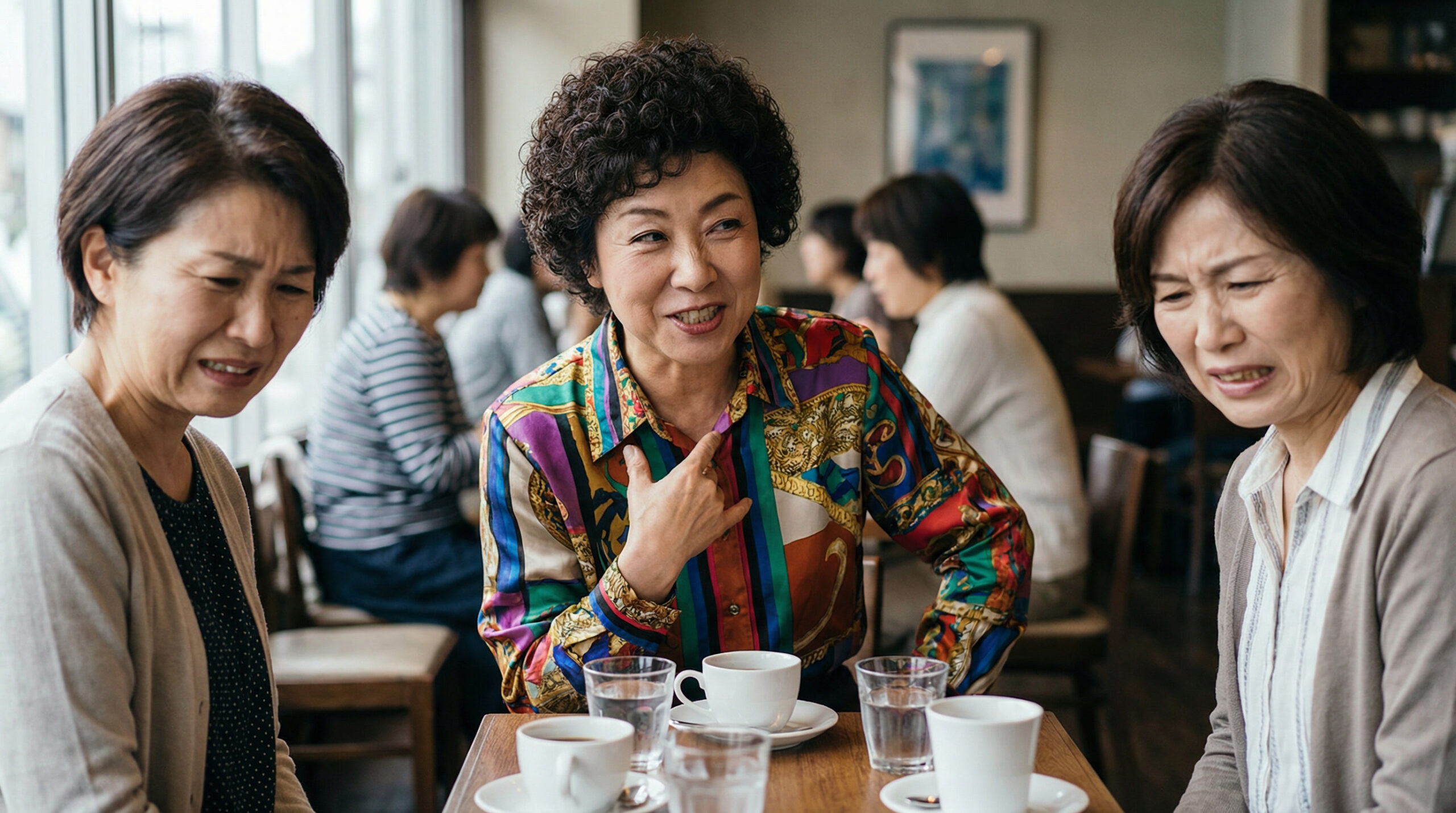会話泥棒おばさん