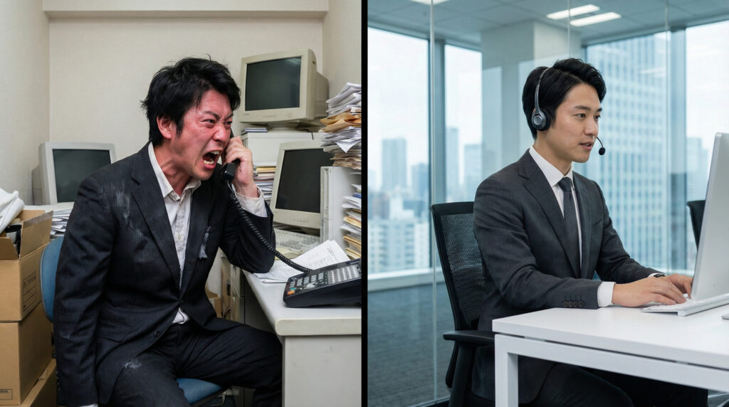 憤慨上司と代行業者