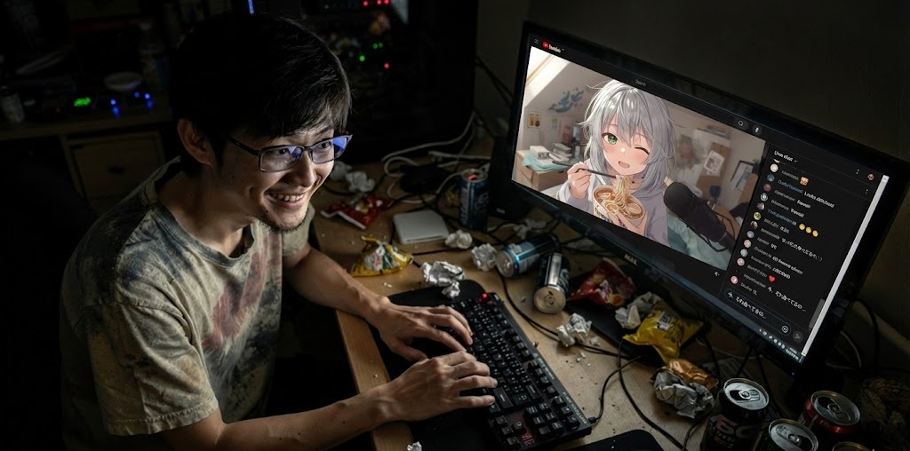 ツッコミを入れている男性