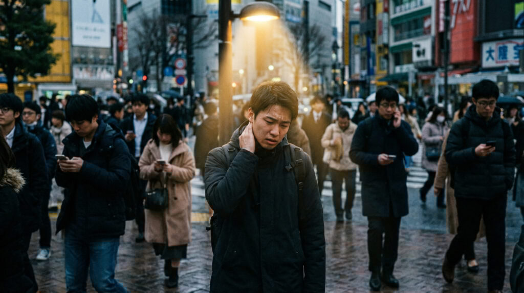 実際よりも自分自身が注目されていると感じてしまう男性
