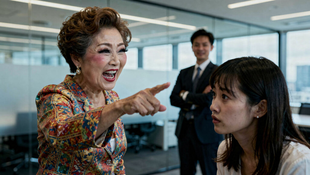 「コミュ力が高く、この子をマネジメントしてあげている」という構図を演出している最中のアラ還フレネミーおばさん