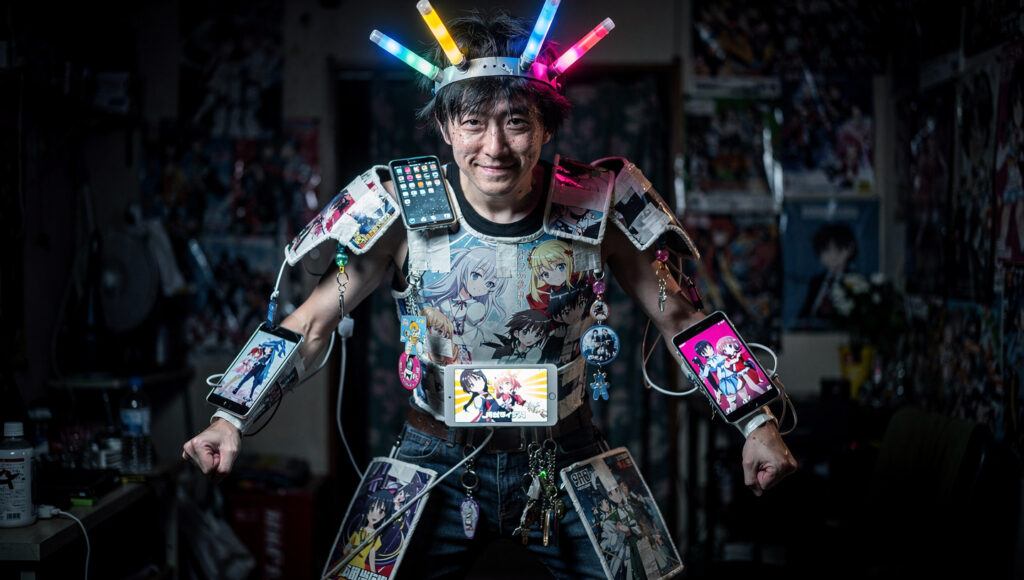 推しという鎧を着る男性