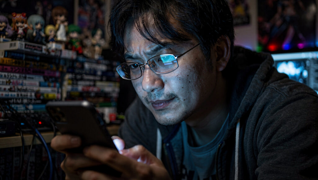 心の穴が一時的に埋まったような錯覚を覚える男性