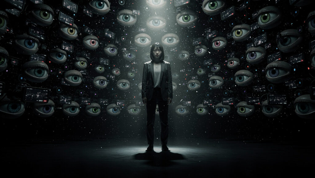 人の目に晒される人