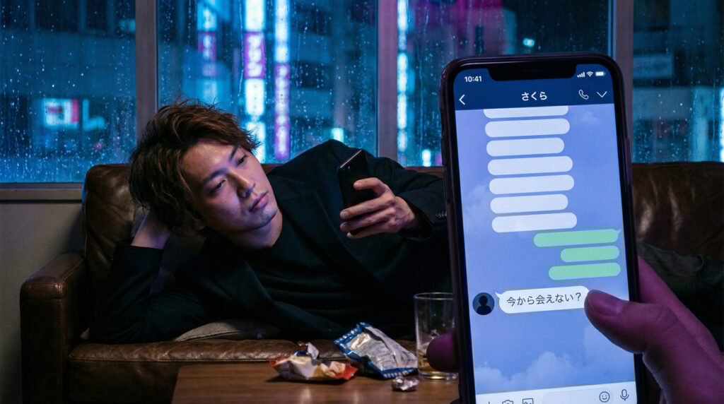 都合が良い時だけ、深夜に突然「今から会えない？」と連絡が来るさくらさん