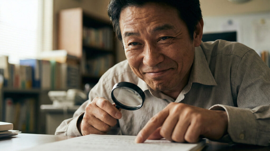 誤字大発見正義マン